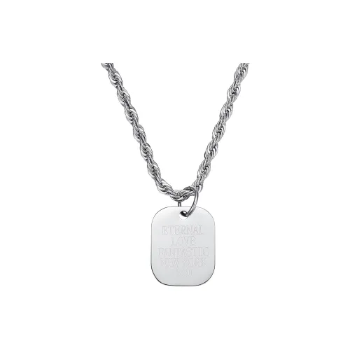 Cooraree Титановые стальные ожерелья унисекс