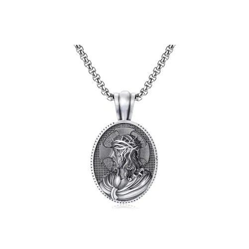 EVBEA Нержавеющая сталь титановая сталь ожерелья мужской