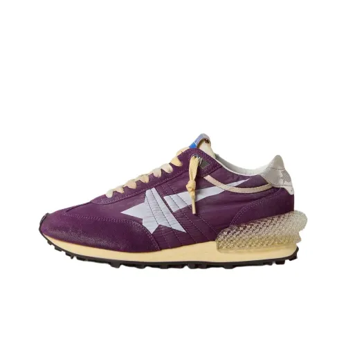 Golden Goose Marathon Low Top Повседневная обувь Мужская Фиолетовая