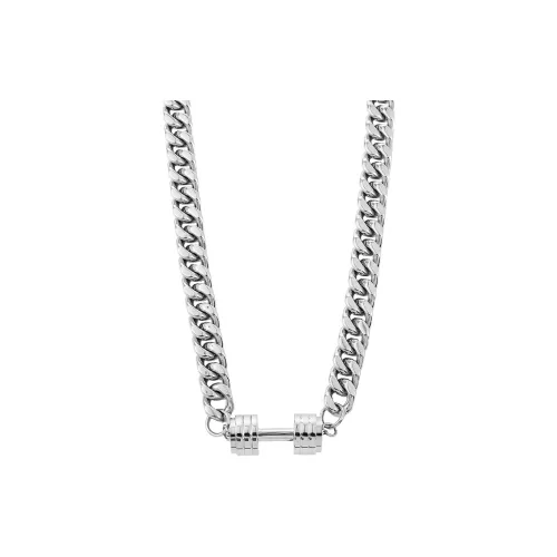 MAGICPOLE Титановые стальные ожерелья мужские серебряные