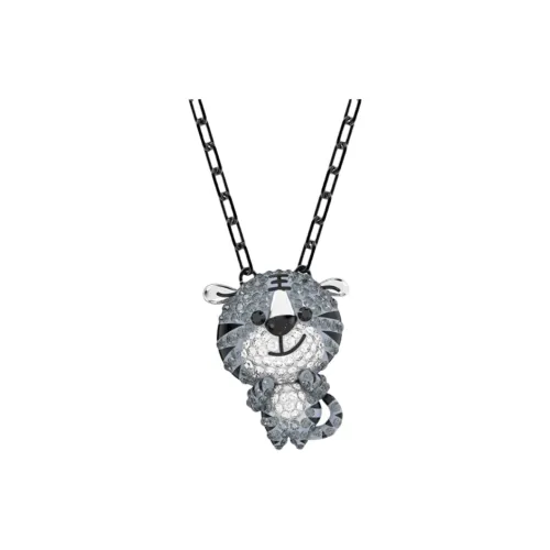 Swarovski Zodiac Tiger Искусственный кристалл Ожерелья Унисекс