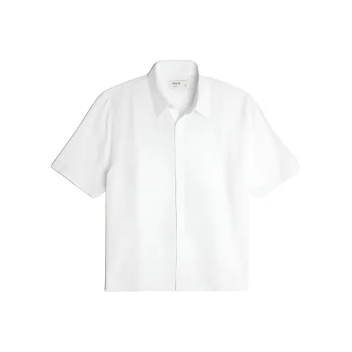 Hollister Белая унисекс рубашка