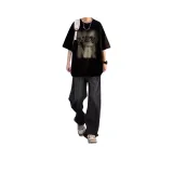 Черный топ + Черные брюки