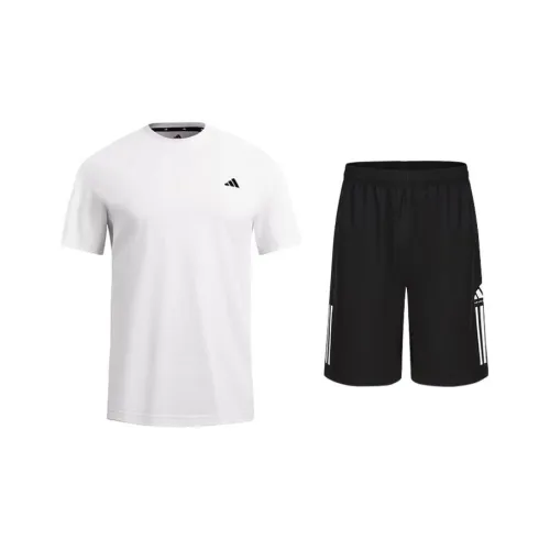 Adidas Черный Белый Мужская Повседневная Спортивная Одежда