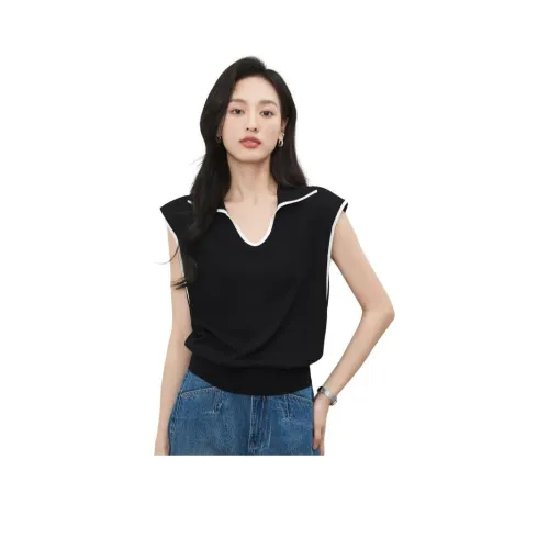 YIYANG Черный 1 Женские футболки