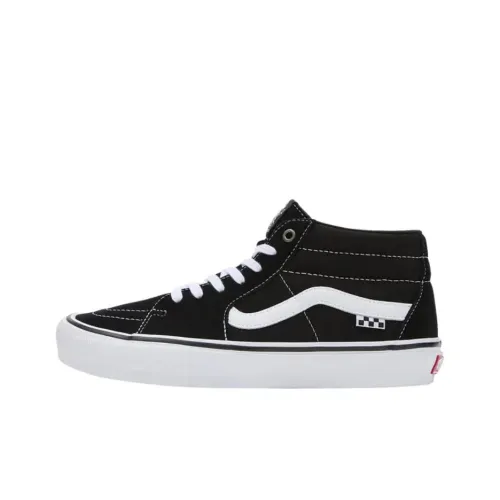 Vans Skate Grosso Аbrasion Resistant MID Топ Скейтборд Кроссовки Мужские Черные