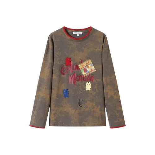 ANDREA MARTIN Серые Женские Футболки