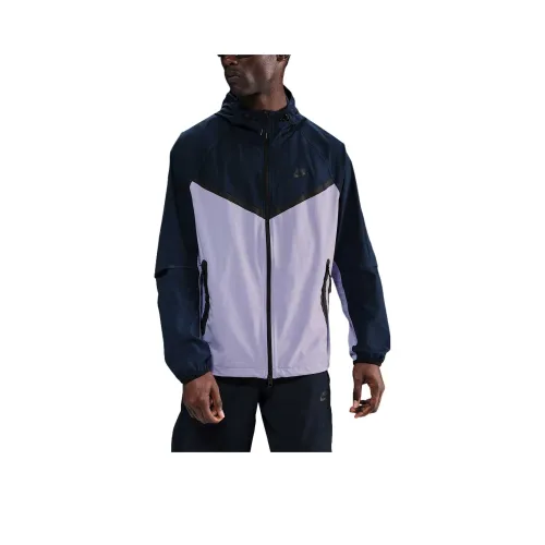 nike Вязаная ткань Куртка Мужская Синий Фиолетовый