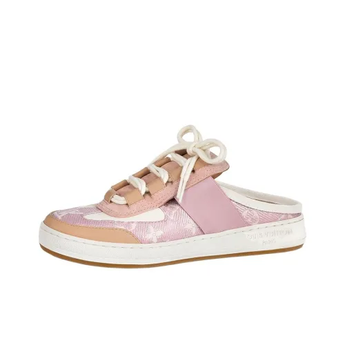 LOUIS VUITTON Lous Резиновая подошва Быстросохнущие Домашние тапочки Женские Розовый Китай Ограниченный