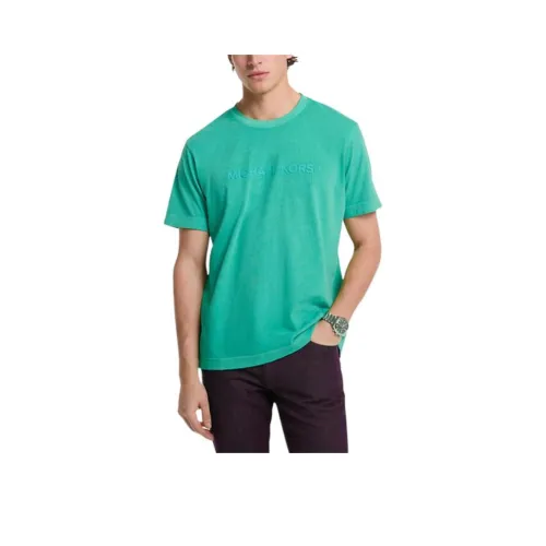 MICHAEL KORS Травяной Зеленый Мужская Футболка
