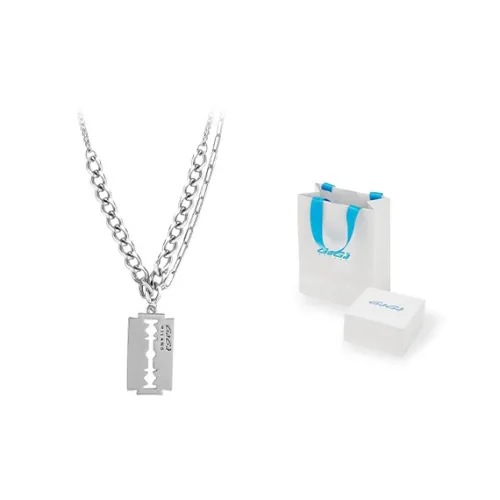 GAGA Сплав Цепочка на ключицу Hip Hop Модный Уличный Роскошная уличная одежда Ожерелья Мужской