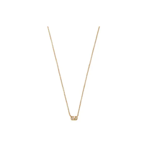 Valentino Brass Necklaces Золотой Мужской