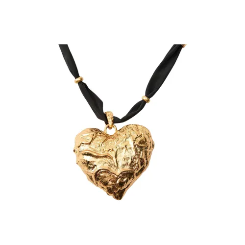 ZARA Цинковые Ожерелья Женские Золотые