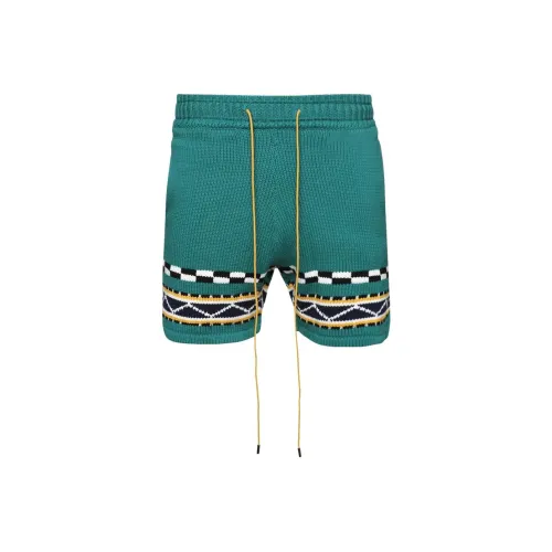 RHUDE Men's Casual Shorts Emerald