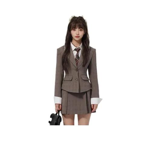 CO SHENG Бизнес-костюм женский кофе