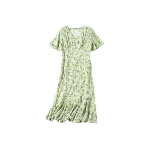 Devanro Короткий рукав Платье Женское