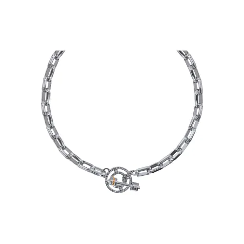 RAWNESS Фитнес-аксессуары Лос-Анджелес Модный бренд Западный OT Пряжка Цепочка на ключицу Унисекс Серебряный