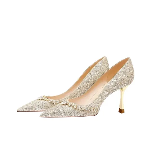 CAOT Узкий каблук Высокие каблуки Женские Шампанское