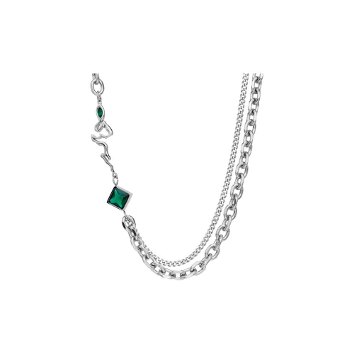 ENFANTIN Титановая сталь Стекло Ожерелья Унисекс