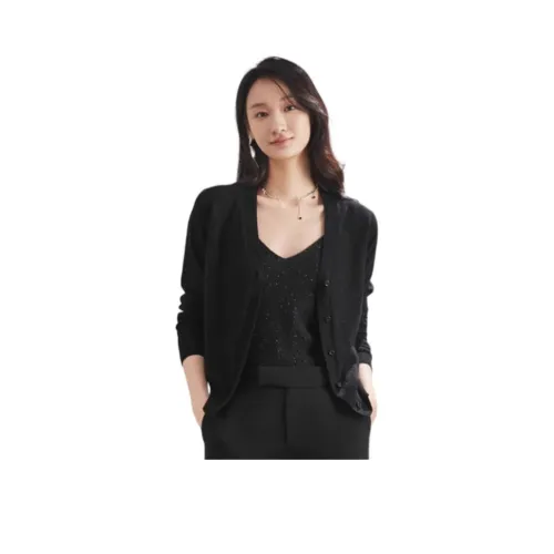 MIHUANG Кашемир Свитер Женский Черный