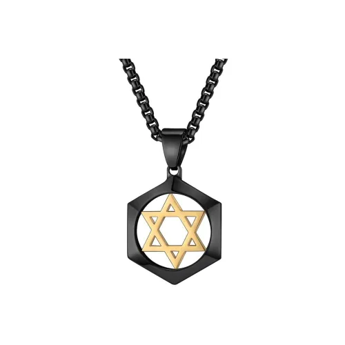 Quarqor Ожерелья из титанового стального сплава Мужской