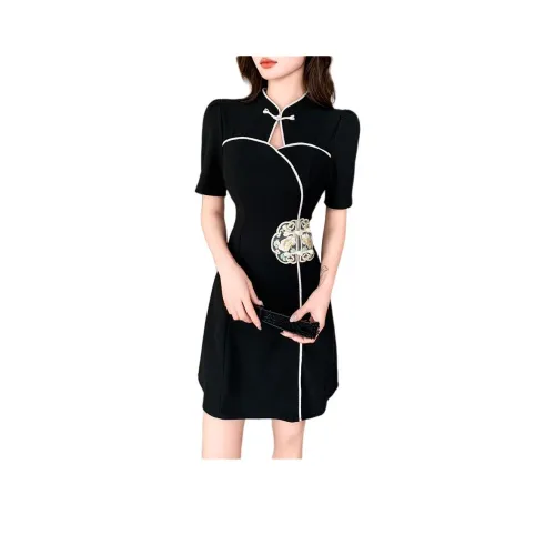 MORii Короткий рукав Платье Женское