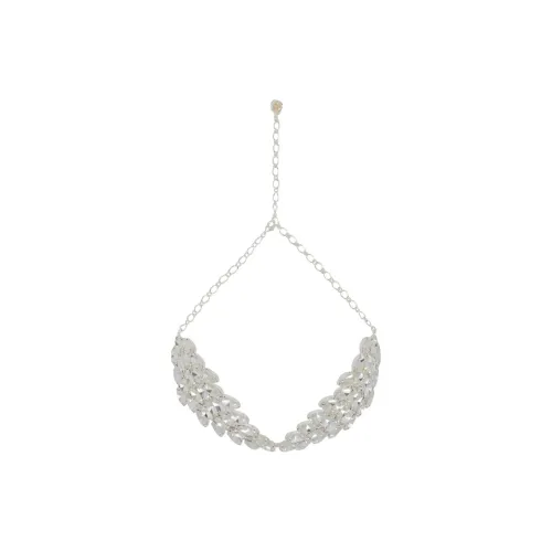 MAGDA BUTRYM Латунь Кристальные ожерелья Женское серебро