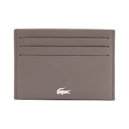 LACOSTE Телячья кожа Держатель для карт Мужской Коричневый