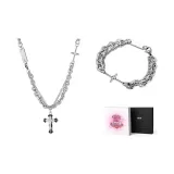 Крест ожерелье + браслет