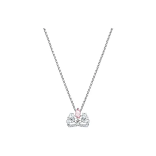 Swarovski Bee A Queen Искусственный кристалл с родиевым покрытием ожерелья женские розовый