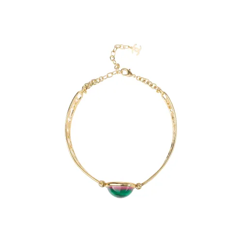 CHANEL Double C Металл Смола Ожерелья Женские