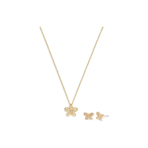 COACH Стекло Жемчужные ожерелья Женские Золото