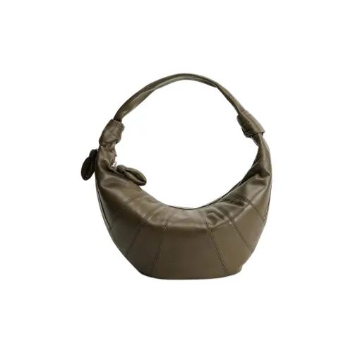 Lemaire Croissant Series Napa Lambskin Croissant Bag Handbag Shoulder Bag Women's Dark Khaki Лемье Croissant Series Napa Lambskin Круассан Сумка Сумка Сумка через плечо Женская Темный Хаки