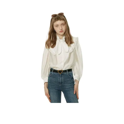 AIVEI Белые Женские Рубашки