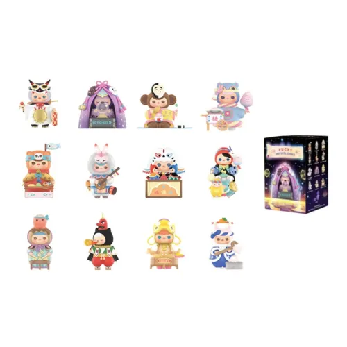 POP MART Pucky Эльф Сад Festival Collection Слепые коробки Один Mystery Коробка Целая коробка 12 шт