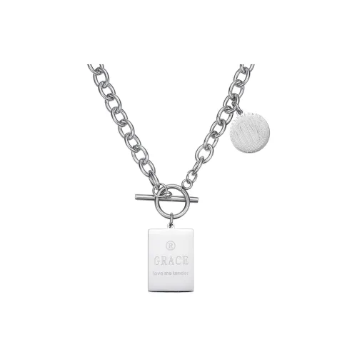 Cooraree Титановые стальные ожерелья унисекс