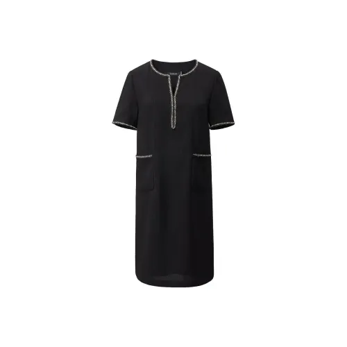 Yan Domain Короткий рукав Платье Женское