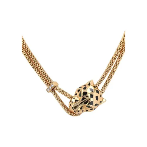 Cartier Бриллиантовые ожерелья Женские Золото