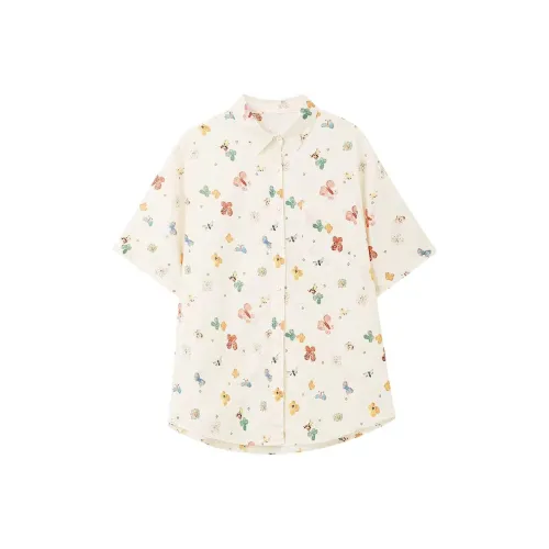 KEAB Абрикос Женские Рубашки