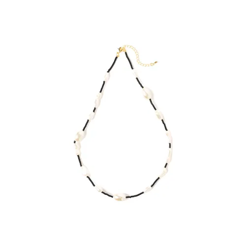 BEAMS Стекло Акрил Смола Ожерелья Женские Черный