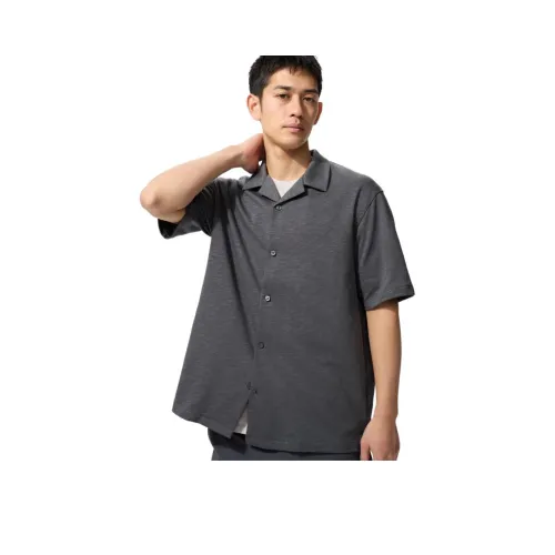 UNIQLO 06 Свинцово-серый Унисекс T Рубашки