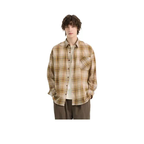 WILD LEADER Хаки [CW51585592K] Унисекс Рубашки