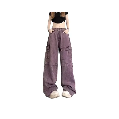 TESTUNG Фиолетовый Унисекс Джинсы