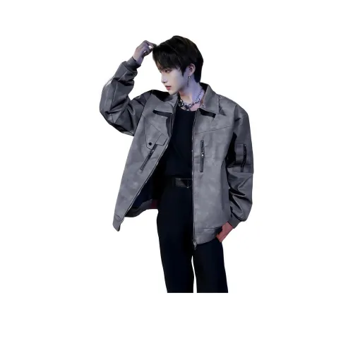 Songlan Унисекс Кожаные куртки