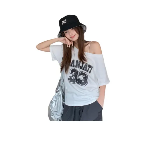 YINLEI Белые Женские Футболки