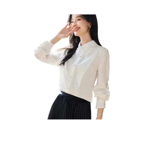 VICTORIA&VERA Белые Женские Рубашки