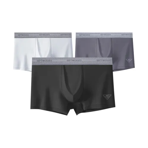 SEPTWOLVES Нижнее белье Подарочная коробка Мужской 3 упаковки + Сумка для покупок