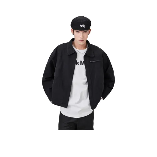 ALL IN Куртки Пальто Мужской Ослепительный Черный