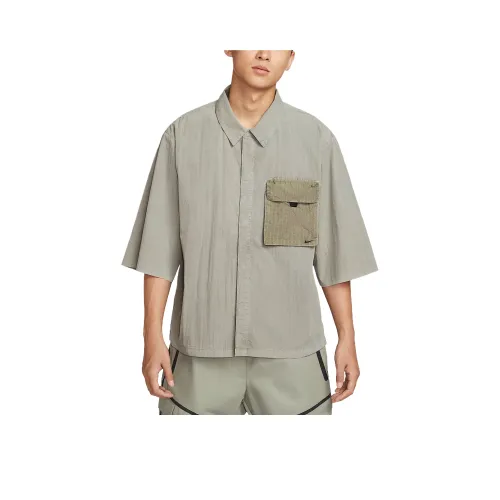 Nike Swoosh Рубашка Мужская Армейский Зеленый