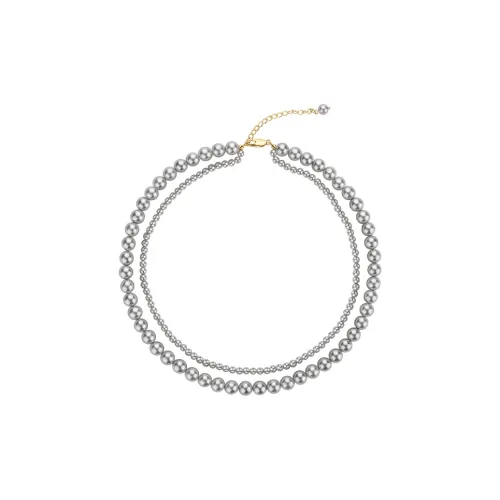 Social Talent Искусственный жемчуг золото с покрытием медные ожерелья женские